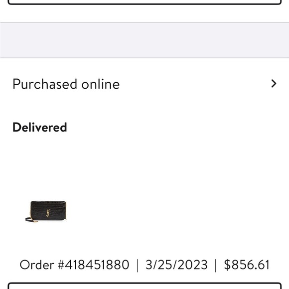 CASSANDRE PHONE HOLDER IN SHINY CROCODILE-EMBOSSED LEATHER - Picture 4 of 7